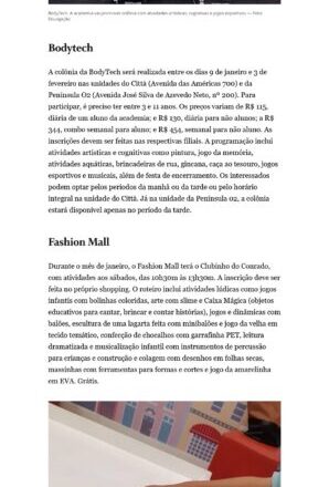 fashion Mall - O globo