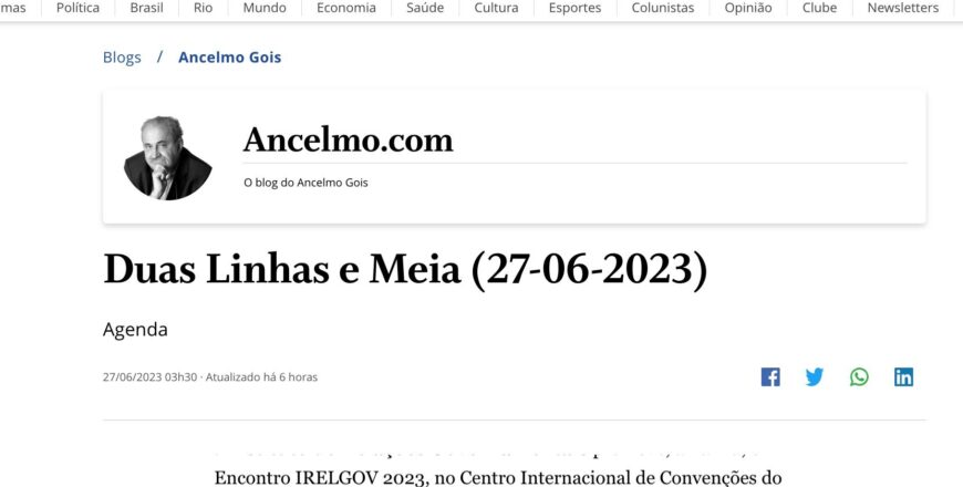 2023_Junho_27_O Globo Online_Ancelmo