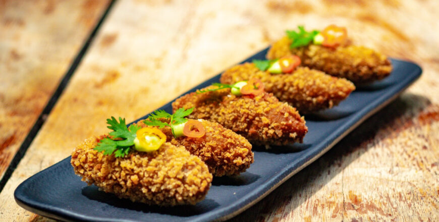 unnamed Foto: Croquete de vatapá com camarão. Crédito: divulgação/Michael Gregory